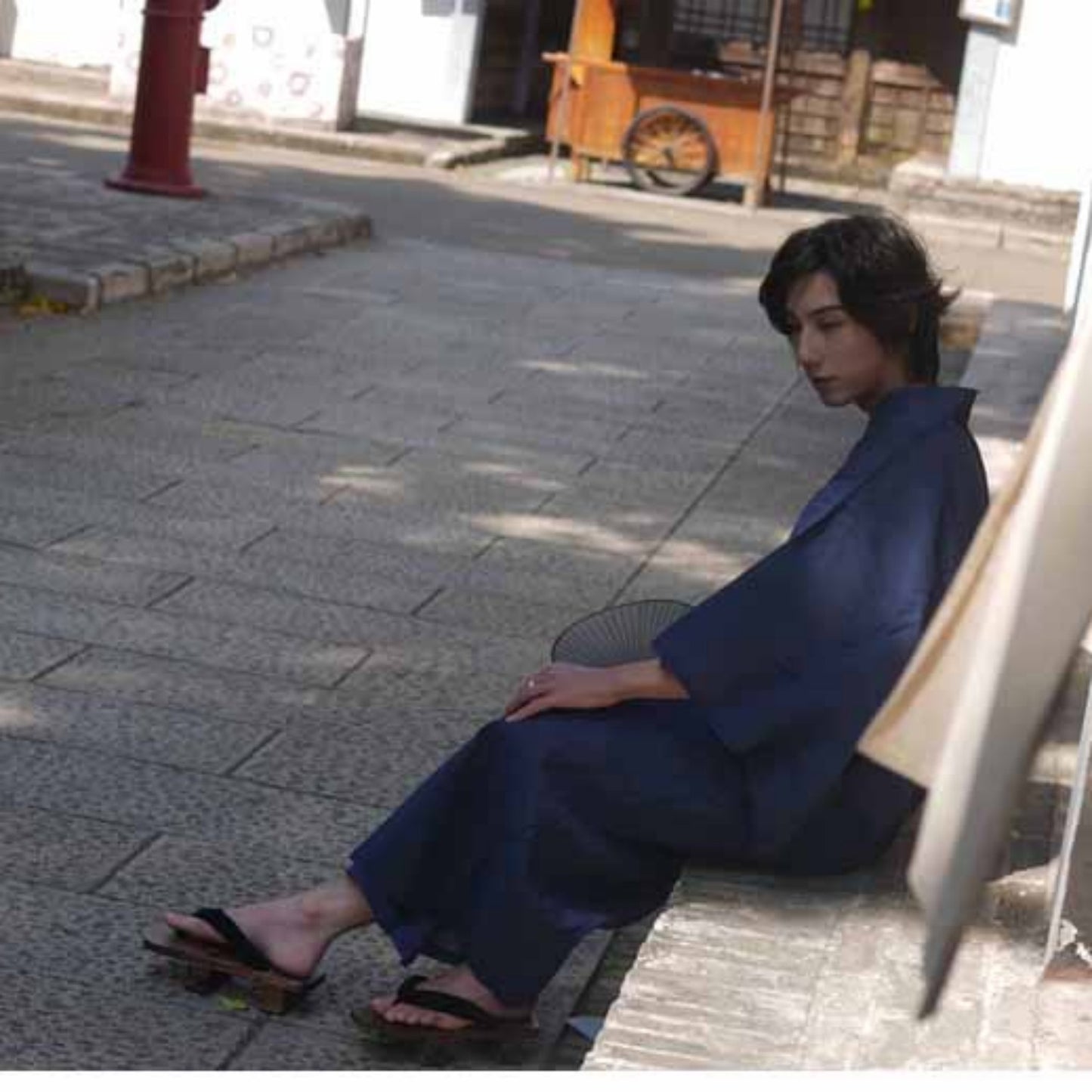 Japanese Yukata Classical Manga Exhibition — back view