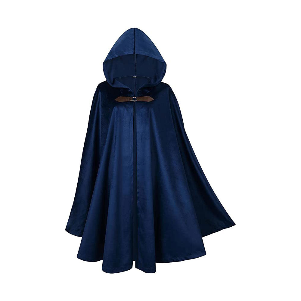 Medieval Suede Leather Cloak Halloween Retro | Magic Stories