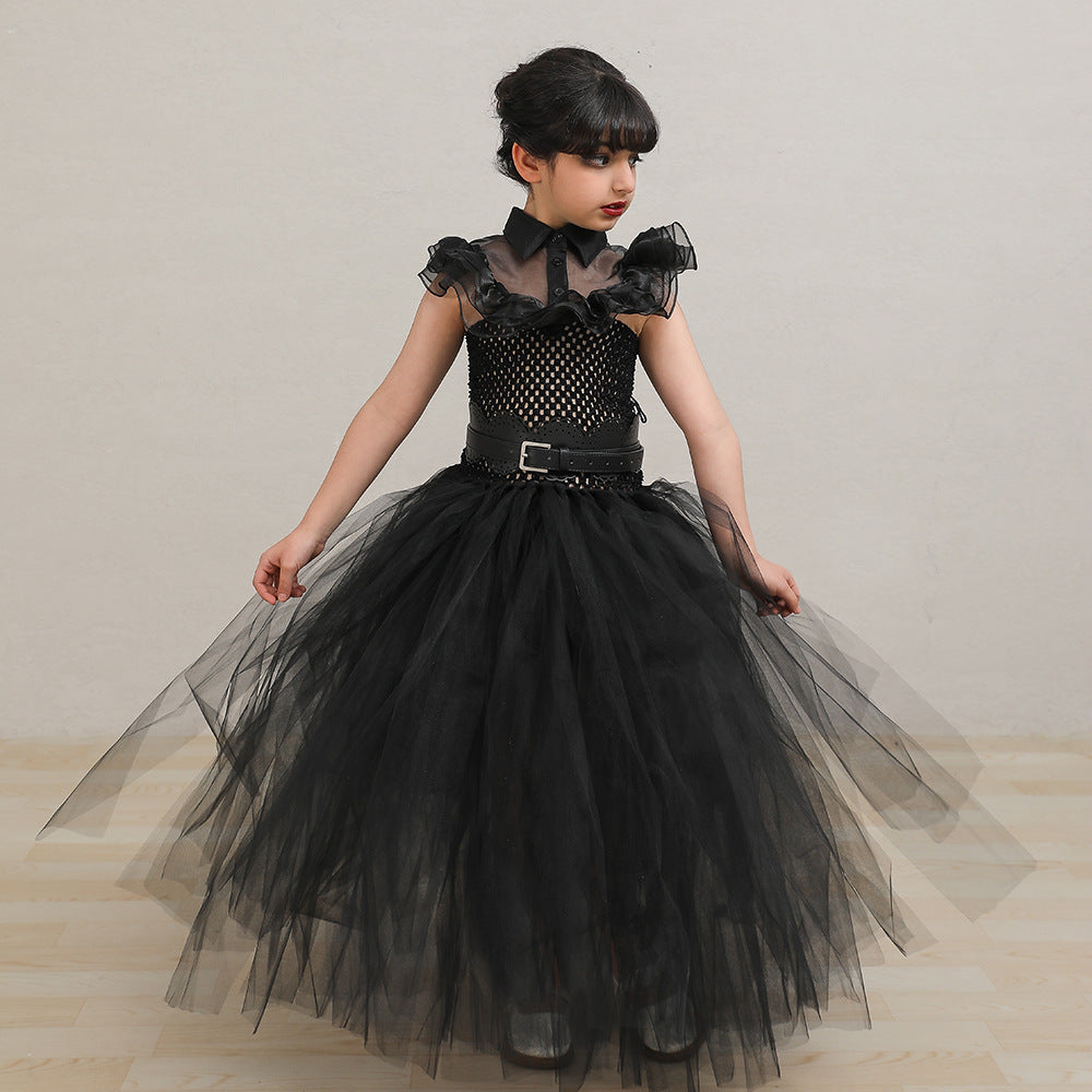 Girls' Mesh Dress Halloween Cosplay Costume — packaging