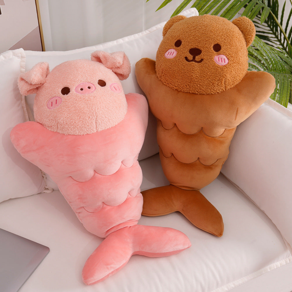 Muscle Mermaid Doll Plush Toy | Magic Stories