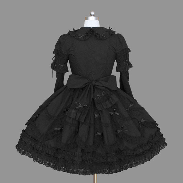 Female Gothic Sleeve Lapel Dress | Magic Stories