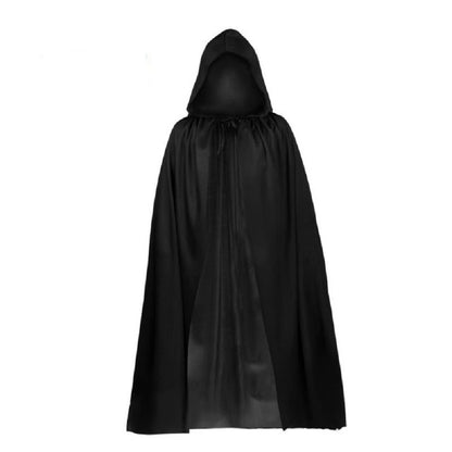 Halloween Costume Satin Black Grim Reaper | Magic Stories