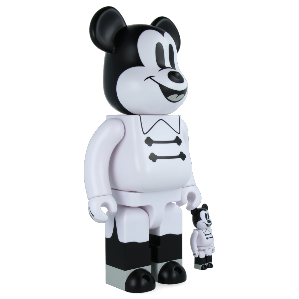 400% + 100% Bearbrick Nighttime Mickey