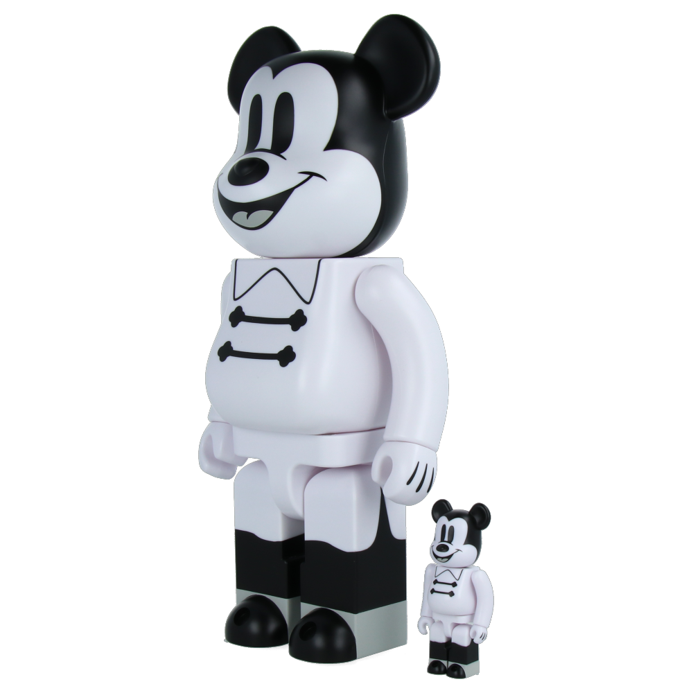 400% + 100% Bearbrick Nighttime Mickey