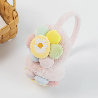 New Children's Plush Earmuffs Cute Sunflower | Magic Stories