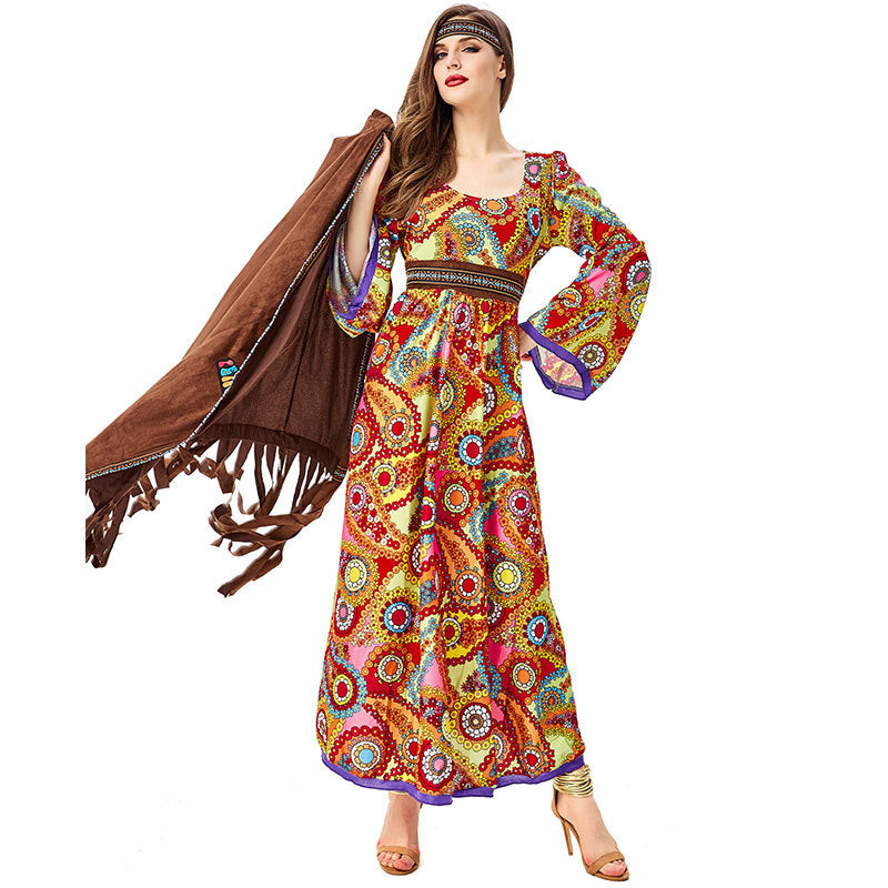 Vintage Disco Hippie Costume Primitive | Magic Stories