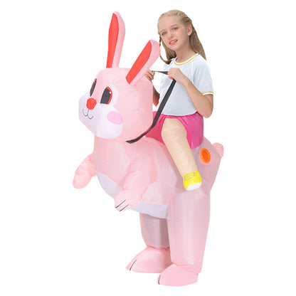 Halloween Childrens Dinosaur Walking Costume Performance Outfit — side view