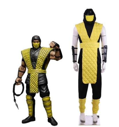 Mortal Kombat Scorpion Scorpion Lizard Cos Costume Samurai