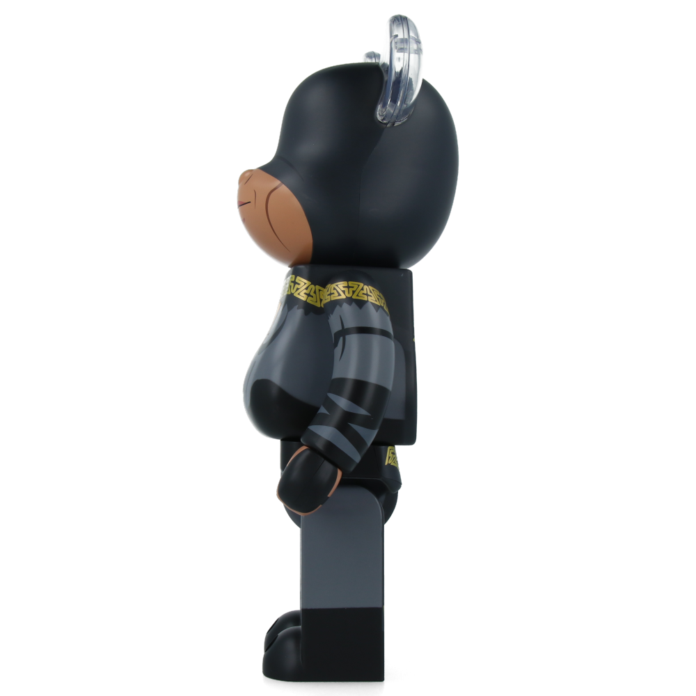 400% Bearbrick Black Adam — side view