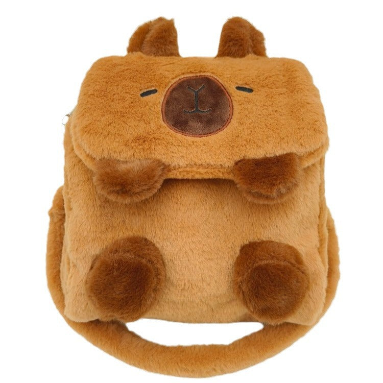 Cartoon Cute Niche Capybara Plush Bag | Magic Stories