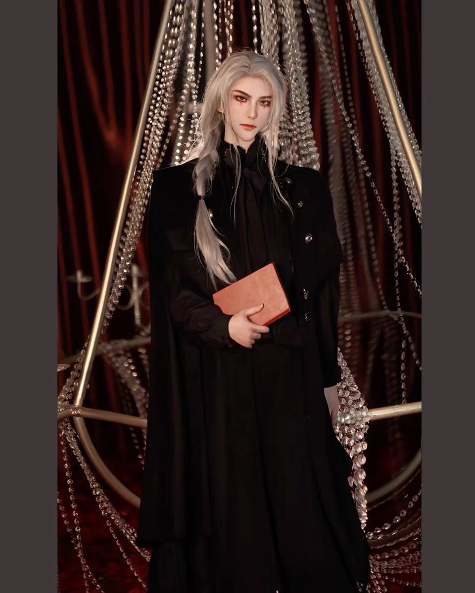 Monarch Black Cloak Costume Cos Japanese | Magic Stories