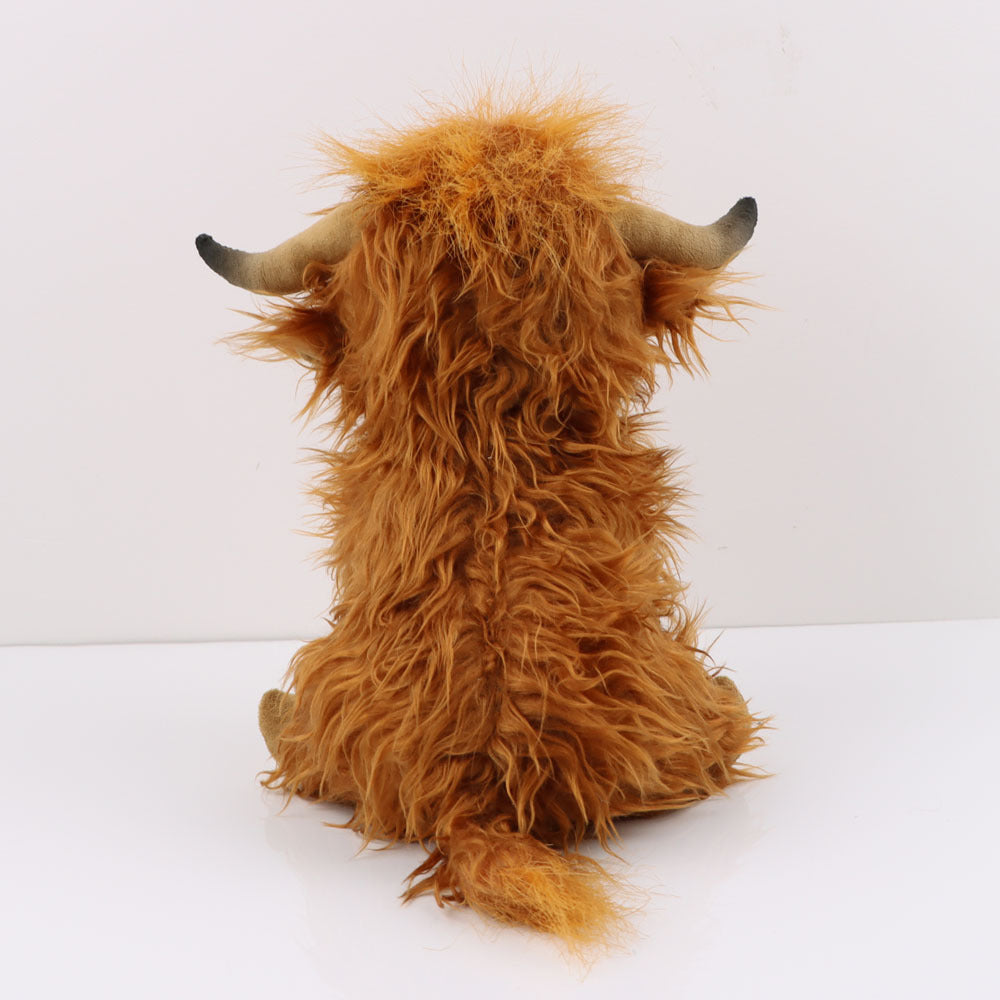 Scottish Highland Cow Plush Toy Long Hair | Magic Stories