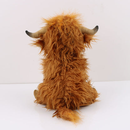 Scottish Highland Cow Plush Toy Long Hair | Magic Stories
