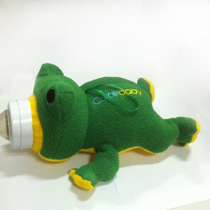 Fashion Frog Bottle Set Cartoon Small Animal Plush Toy — back view