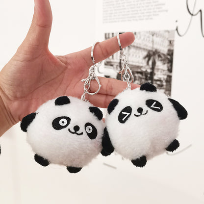 Cute Cartoon Panda Plush Keychain | Magic Stories