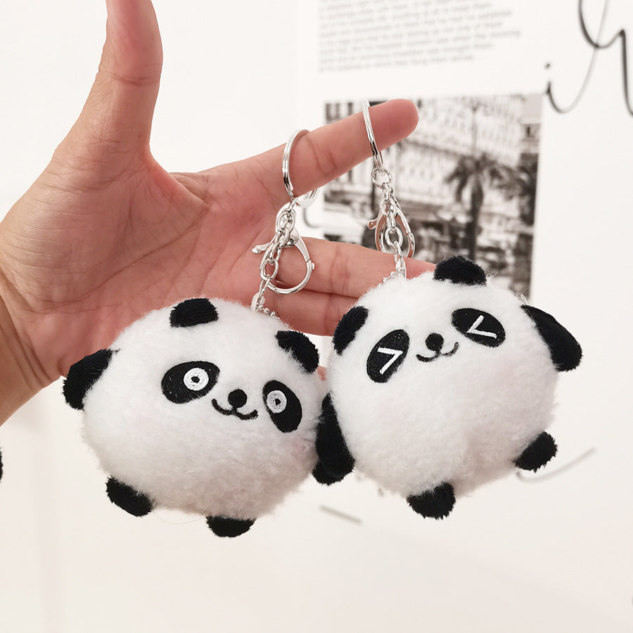 Cute Cartoon Panda Plush Keychain | Magic Stories