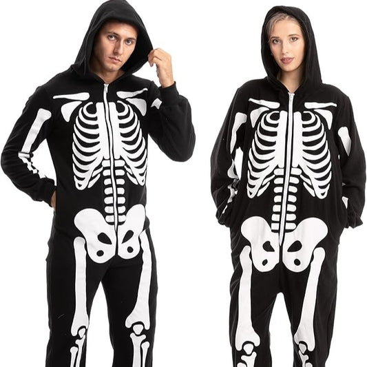 Skull Luminous Costume Black Skeleton Horror | Magic Stories