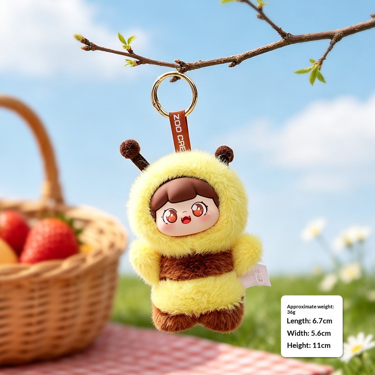 Plush Sweet Cub Animal Series Keychain | Magic Stories