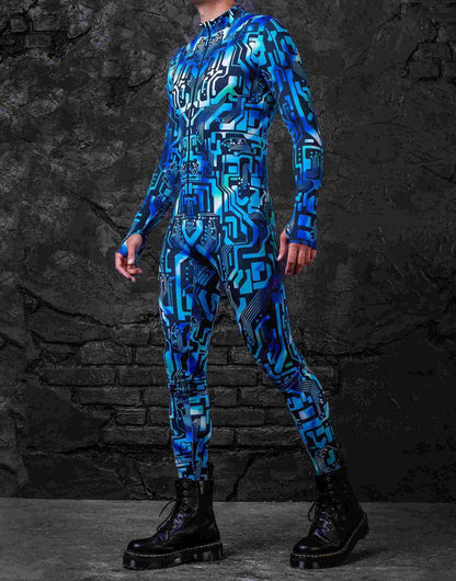 Tights 3D Digital Printing One-piece Play Costume — in use