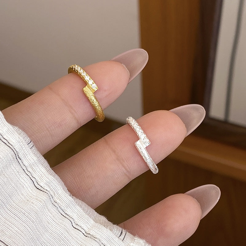 S925 Sterling Silver Cross Star Rail Brushed | Magic Stories