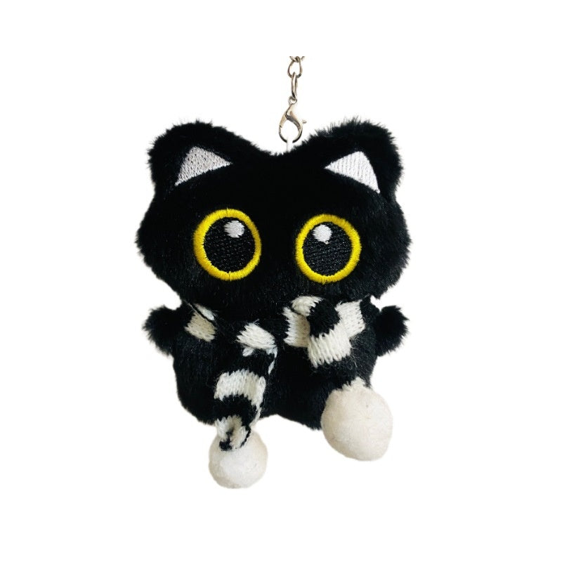 Little Black Cat Plush Doll, Keychain | Magic Stories