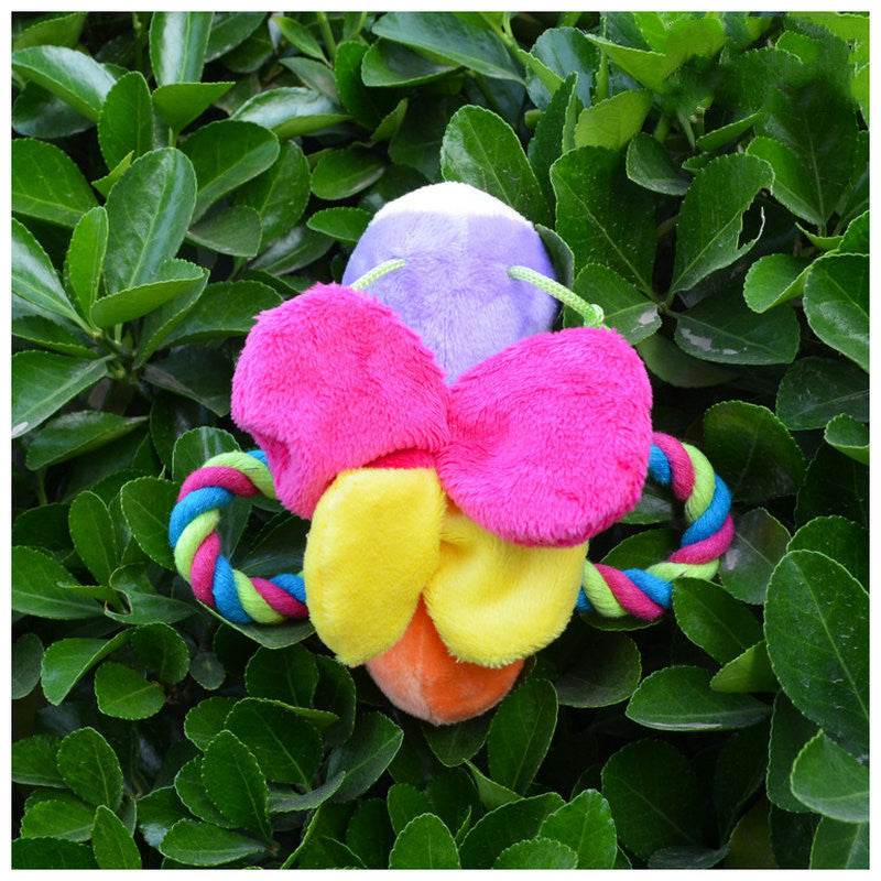 Plush Butterfly Pet Dog Cat Chew Toy | Magic Stories