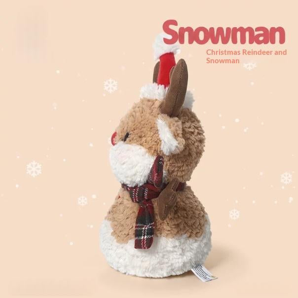 Christmas Reindeer And Snowman Plush Toys | Magic Stories