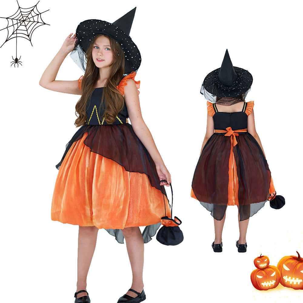 Halloween Witch Performance Costume Princess Dress — packaging