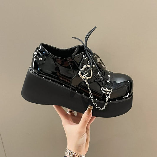 Punk Platform Shoes Dark Lolita Platform | Magic Stories