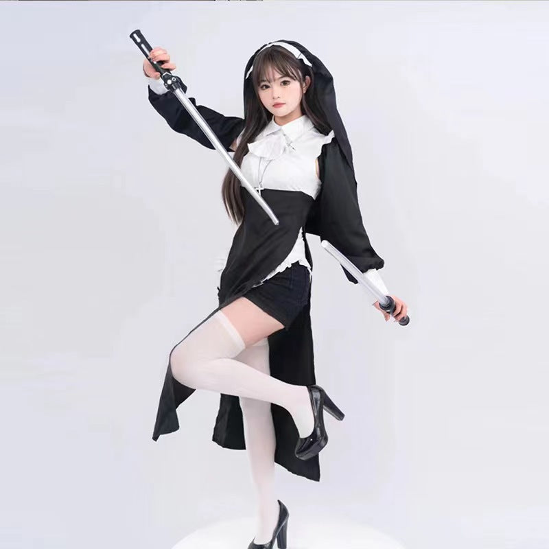 In Stock Nun Cos Tight Clothes Sexy Change | Magic Stories