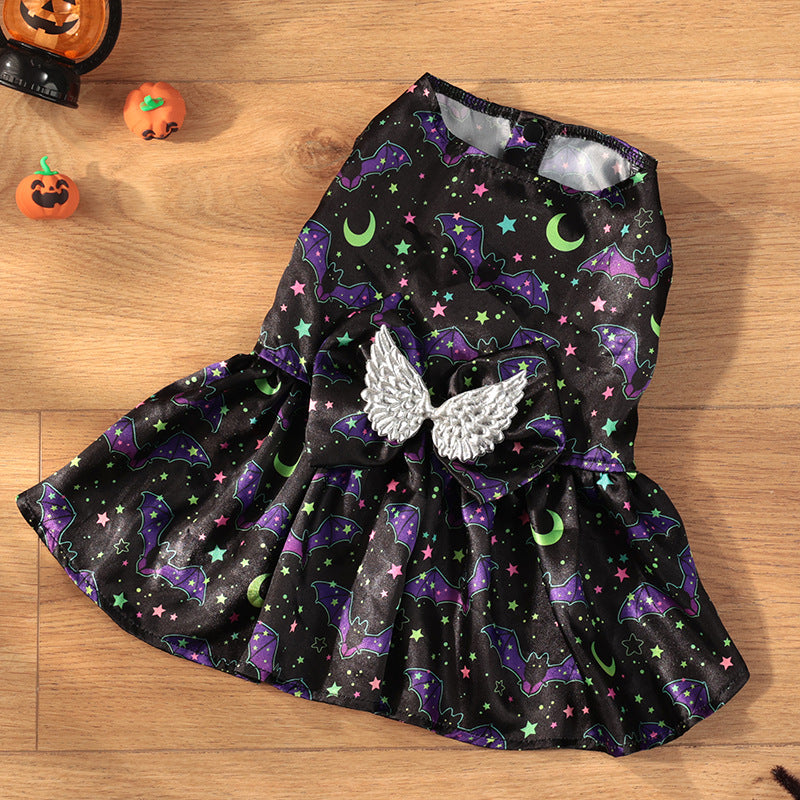 Angel Wings Pet Costume Halloween Dog Clothes — in use