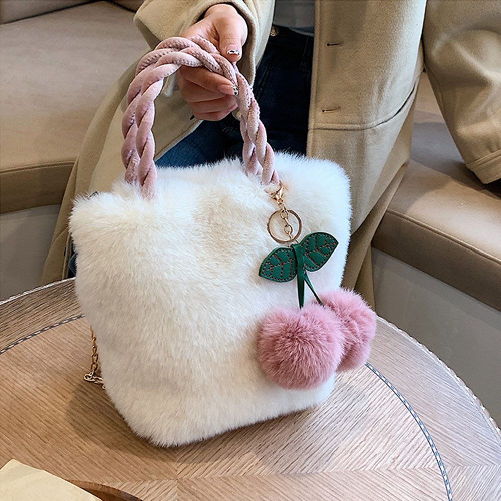 Plush Fashion Girl Cherry Handbag | Magic Stories