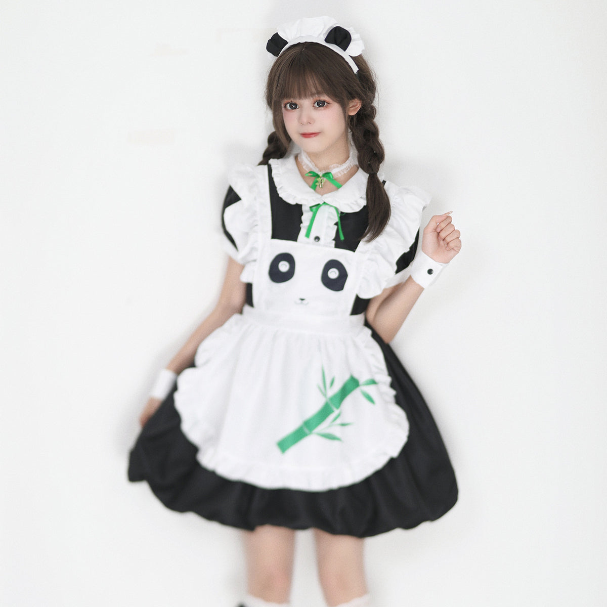 Cute Panda Maid Bubble Skirt Lolita Maid | Magic Stories