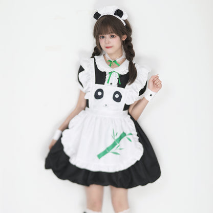 Cute Panda Maid Bubble Skirt Lolita Maid | Magic Stories
