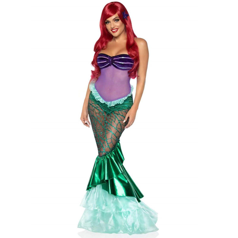 Cosplay Fishtail Suit Hollow UnderwearMermaid — side view