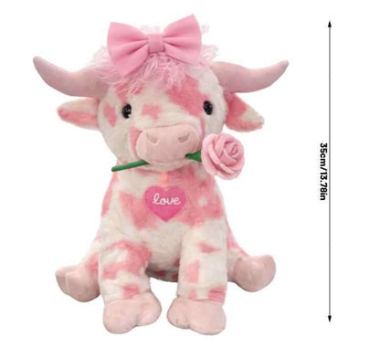 Highland Cow Plush Toy Doll — detail