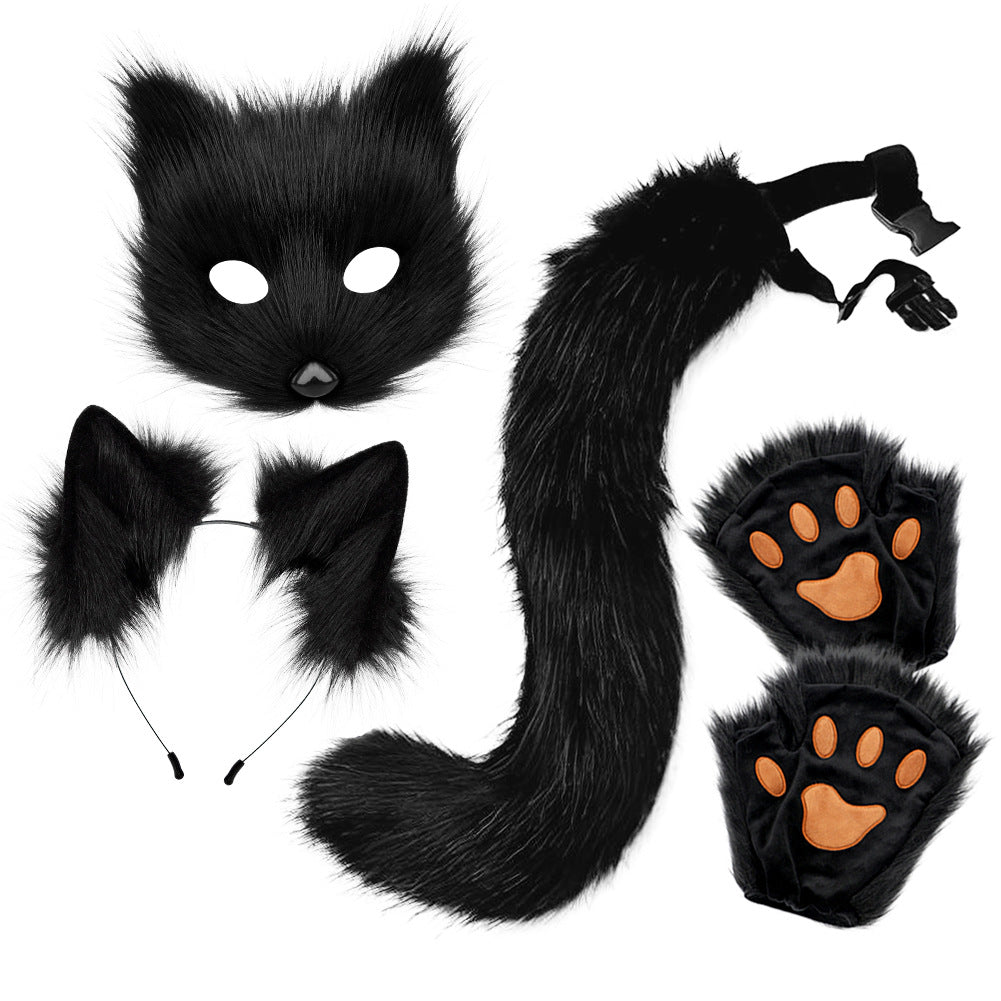 Halloween Plush Fox Mask Set Cosplay | Magic Stories