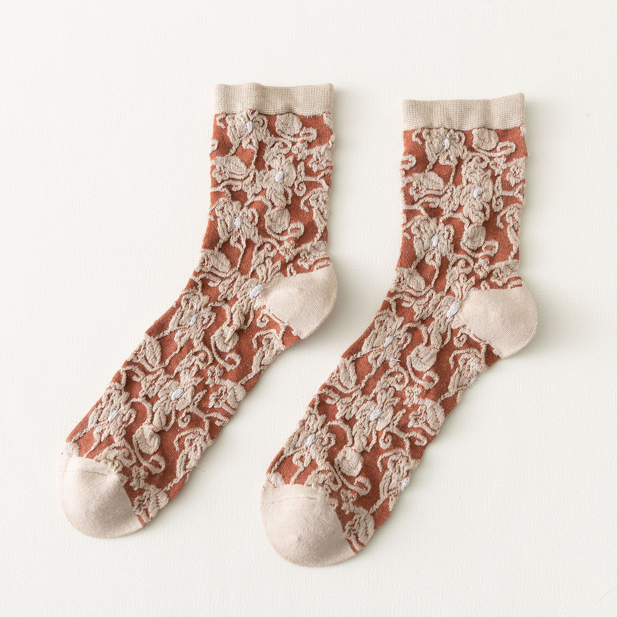 Lolita Modal Cotton Colorblock Women's Socks | Magic Stories