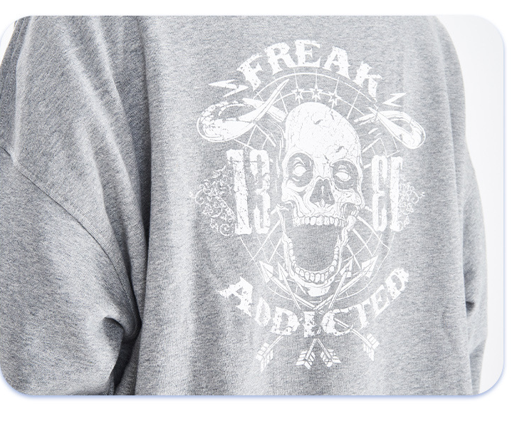 Hoodie Skeleton Couple Pullover And Hoodie — side view