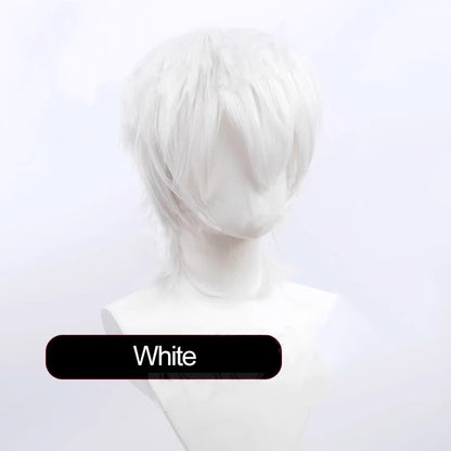 Universal Cosplay Wig Hair Tail Lengthened Anti-curling — back view