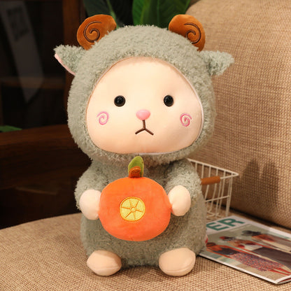 Little Sheep Plush Toy With Strawberry | Magic Stories