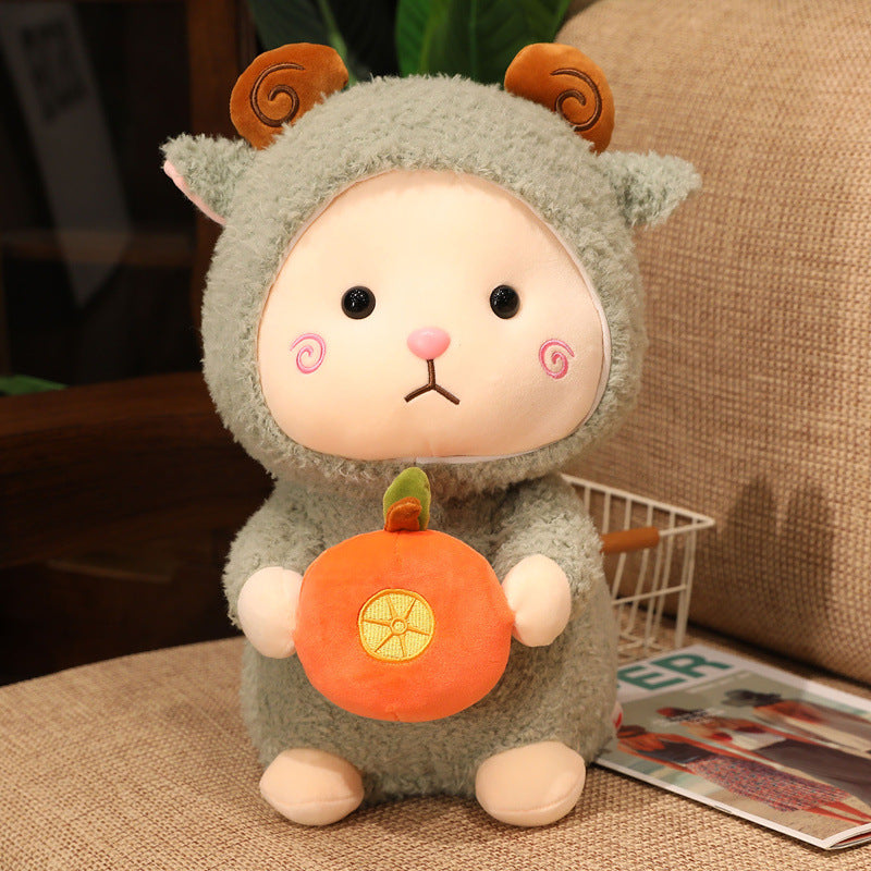Little Sheep Plush Toy With Strawberry | Magic Stories