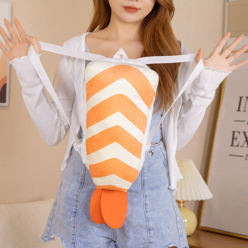Shrimp Sushi Plush Toy Children Backpack | Magic Stories