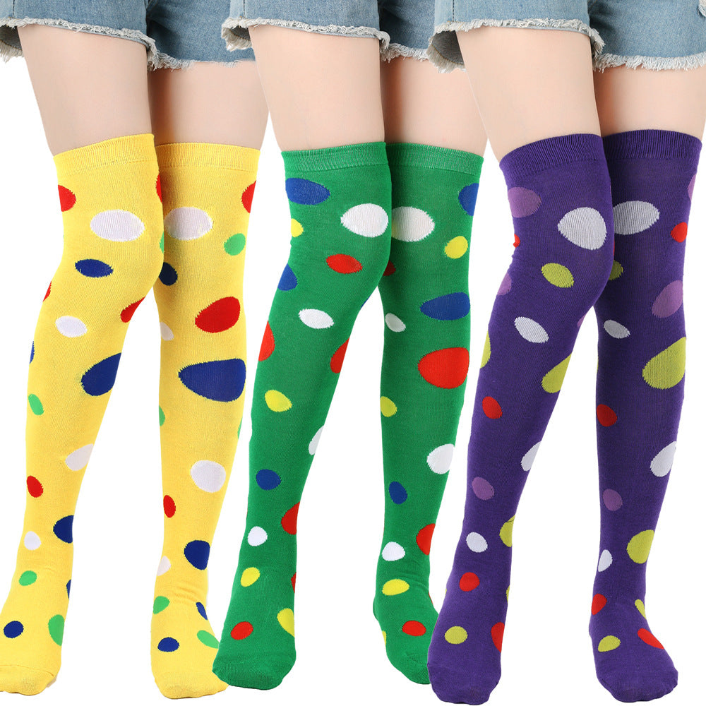 Clown Stockings Dot Halloween Costume | Magic Stories