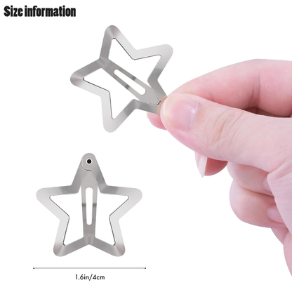 15PCS Star Hair Clips, Y2K 2000s Snap Hair | Magic Stories
