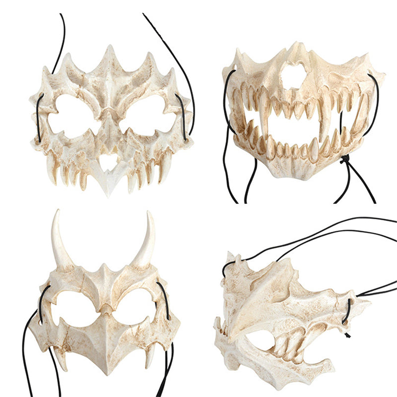 Halloween Japan Two-Dimensional Costume Cosplay Cosplay Mask Dragon — detail