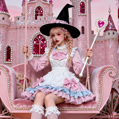 Maid Outfit Cute Girl Cafe