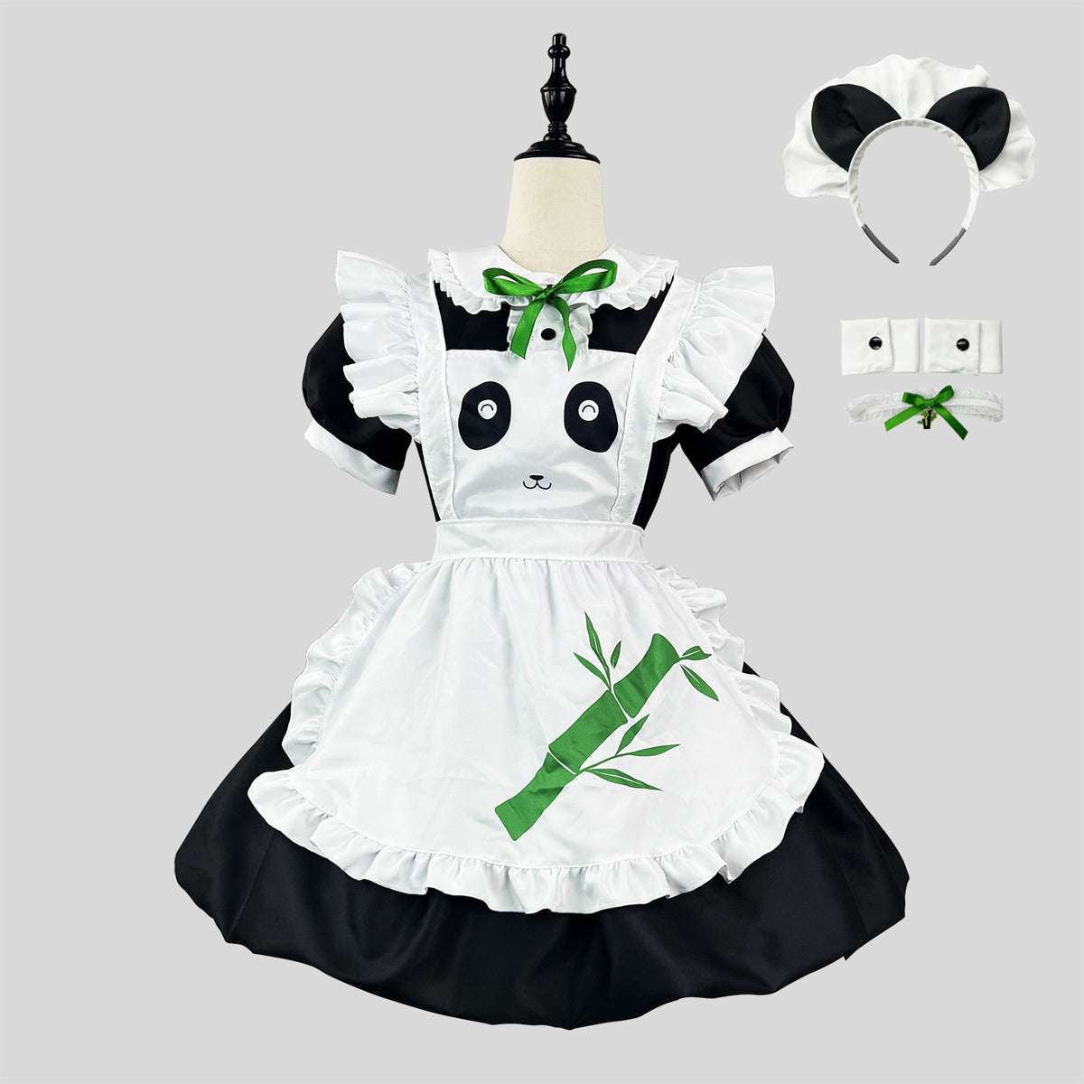 Cute Panda Maid Bubble Skirt Lolita Maid | Magic Stories