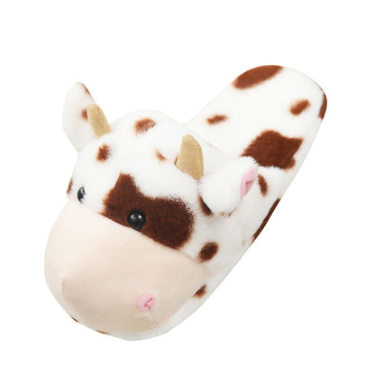 Cute Cow Slippers Plush Toys — scale reference