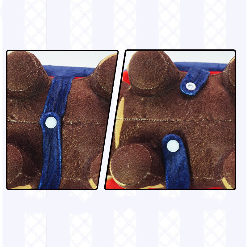 Dog Plush Doll Wild Dragon Fighting Rock Cow Props — side view